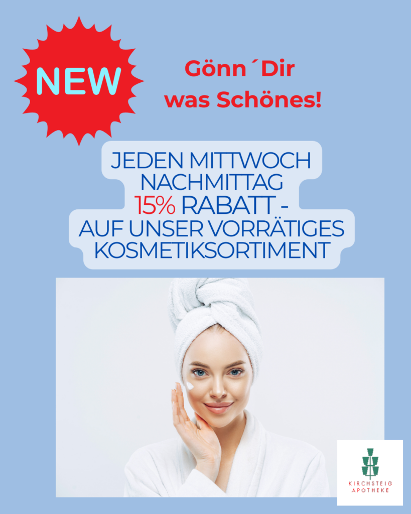 Kosmetik-Aktionstag Mittwoch-Nachmittag