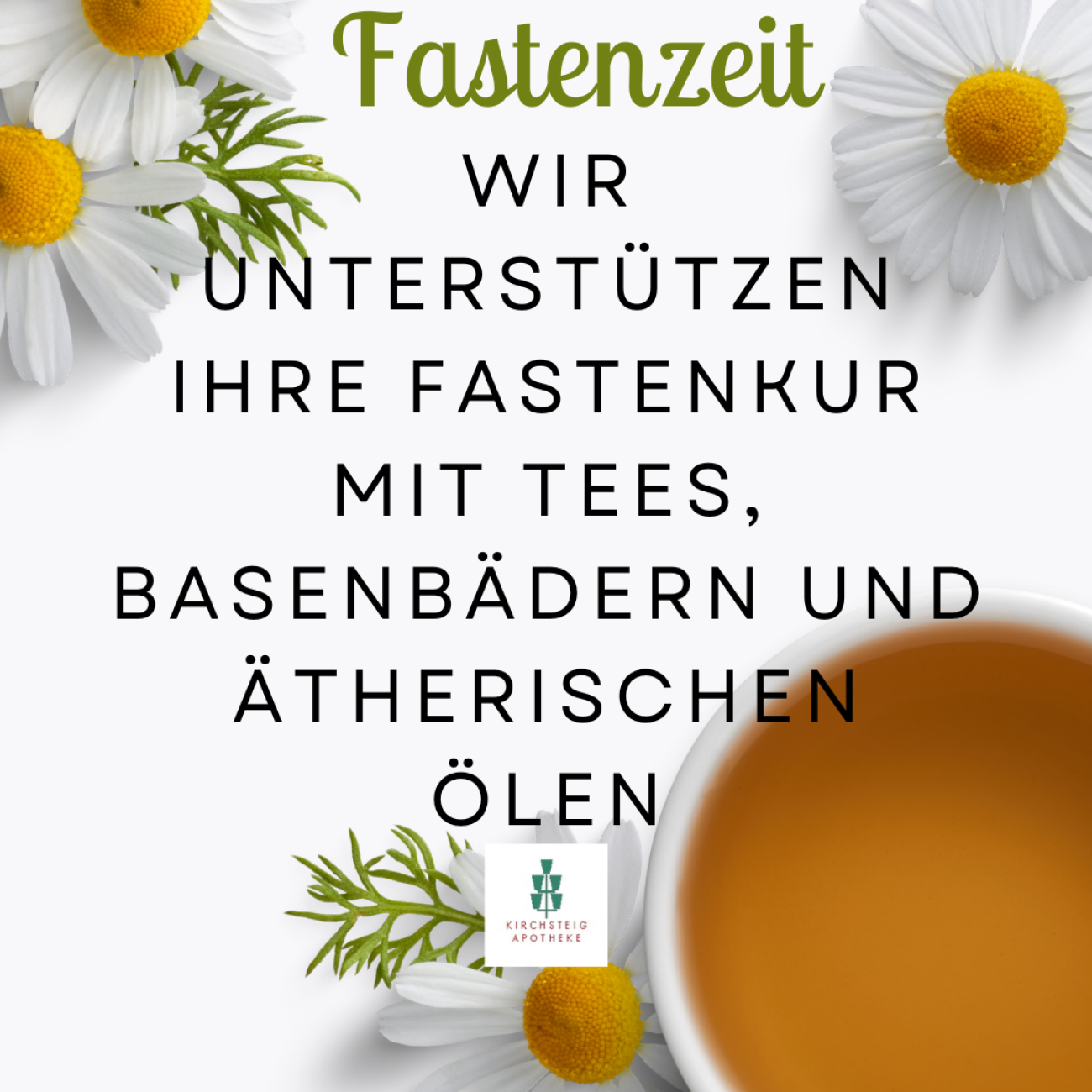 Das Bild dient als Hinweis auf unterstützende Maßnahmen einer Fastenkur.