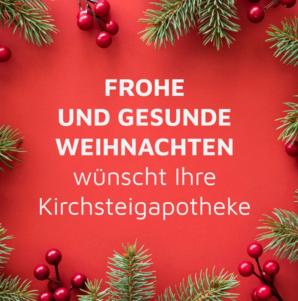 Kirchsteig Apotheke Potsdam Weihnachtsgruss